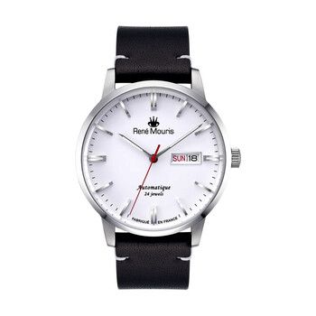 Đồng hồ Rene Mouris Noblesse Automatic (máy cơ) Mặt Trắng 10105RM1 Nam Chính hãng Sale giá Rẻ tại XaXi World