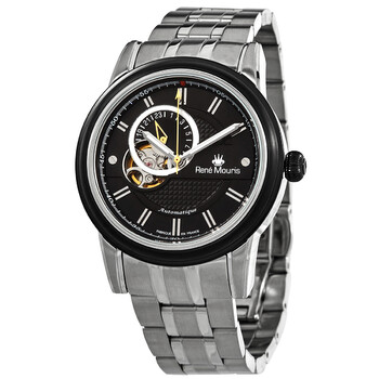 Đồng hồ Rene Mouris Orion Automatic (máy cơ) Mặt Số Đen 70102RM2 Nam Chính hãng Sale giá Rẻ tại XaXi World
