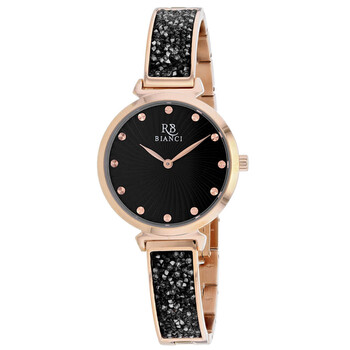 Đồng hồ Roberto Bianci Brillare Quartz (máy pin) Mặt Số Đen RB0205 Nữ Chính hãng Sale giá Rẻ tại XaXi World