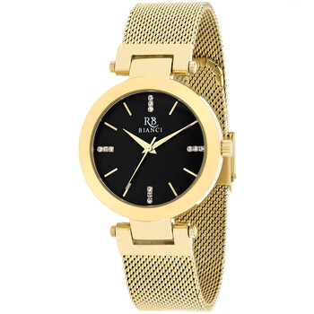 Đồng hồ Roberto Bianci Cristallo Quartz (máy pin) Mặt Số Đen RB0408 Nữ Chính hãng Sale giá Rẻ tại XaXi World