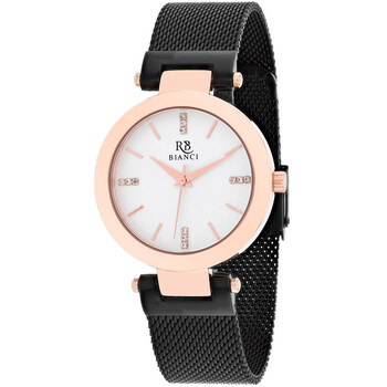 Đồng hồ Roberto Bianci Cristallo Quartz (máy pin) Mặt Màu Bạc RB0404 Nữ Chính hãng Sale giá Rẻ tại XaXi World