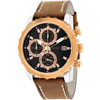 Đồng hồ Roberto Bianci Valerio Chronograph Quartz (máy pin) Mặt Số Đen RB54470 Nam Chính hãng Sale giá Rẻ tại XaXi World