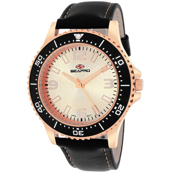 Đồng hồ Seapro Tideway Quartz (máy pin) Mặt Vàng Hồng SP5314 Nam Chính hãng Sale giá Rẻ tại XaXi World