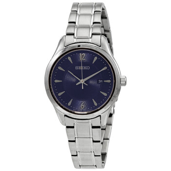 Đồng hồ Seiko Noble Quartz (máy pin) Mặt Xanh SUR425 Nữ Chính hãng Sale giá Rẻ tại XaXi World