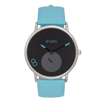 Đồng hồ Simplify The 7200 Quartz (máy pin) Mặt Số Đen Blue Leather SIM7203 Unisex Chính hãng Sale giá Rẻ tại XaXi World