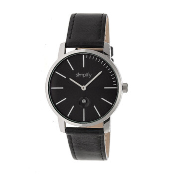 Đồng hồ Simplify The 4700 Mặt Số Đen Dây Da Đen SIM4702 Unisex Chính hãng Sale giá Rẻ tại XaXi World