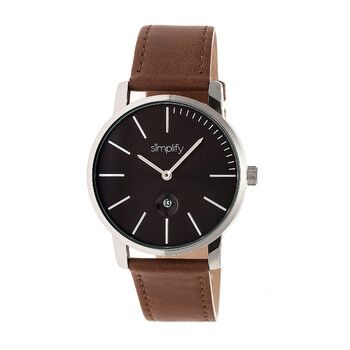 Đồng hồ Simplify The 4700 Mặt Số Đen Dây Da Nâu SIM4703 Unisex Chính hãng Sale giá Rẻ tại XaXi World