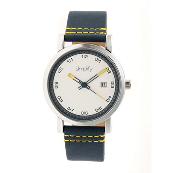 Đồng hồ Simplify The 5300 Mặt Màu Bạc Blue Leather SIM5301 Unisex Chính hãng Sale giá Rẻ tại XaXi World