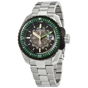 Đồng hồ Stunt The Halocline Automatic (máy cơ) Black Skeleton Dial ST-02 SGS Nam Chính hãng Sale giá Rẻ tại XaXi World