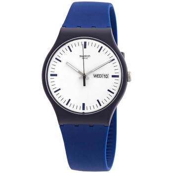 Đồng hồ Swatch Quartz (máy pin) Mặt Trắng SUON709 Unisex Chính hãng Sale giá Rẻ tại XaXi World