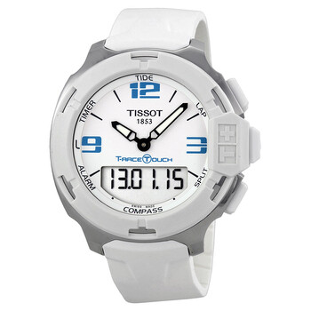 Đồng hồ Tissot T-Race Touch White Analog Digital Dial White Synthetic Strap T0814201701701 Unisex Chính hãng Sale giá Rẻ tại XaXi World