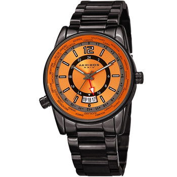 Đồng hồ Akribos Xxiv World Time Dial Cam Nam AK1021GNOR chính hãng