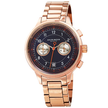 Đồng hồ nam Akribos Xxiv Chronograph mặt xanh AK1071RGBU chính hãng