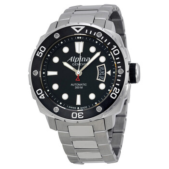 Đồng hồ Alpina Adventure Extreme Diver mặt đen dây thép 525LB4V26B chính hãng