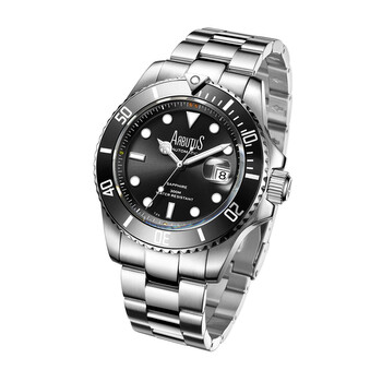 Đồng Hồ Tự động Nam Arbutus AR1907SBS Mặt đen Chính Hãng