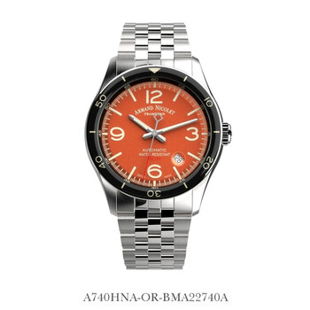 Đồng hồ Armand Nicolet M2H Automatic mặt cam nam A740HNA-OR chính hãng