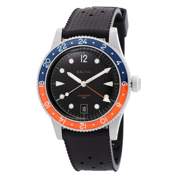 Đồng hồ nam Baltic Aquascaphe GMT mặt đen chính hãng