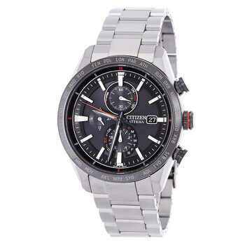 Đồng hồ Citizen Attesa Eco-Drive AT8189-61E nam mặt đen chính hãng
