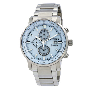 Đồng hồ Citizen Chronograph Quartz mặt xanh CA0840-87M nam chính hãng