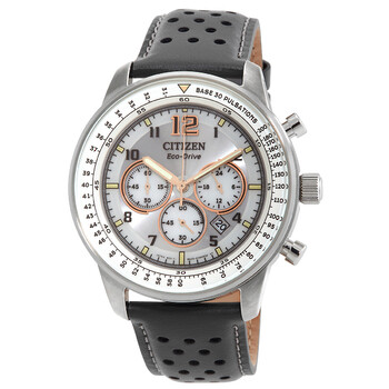 Đồng hồ Citizen Chronograph mặt xám CA4500-24H chính hãng