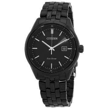 Đồng hồ Citizen Eco-Drive mặt đen nam BM7565-80E chính hãng