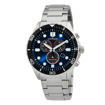 Đồng hồ Citizen Eco-Drive Chrono Sporty Aqua AT2560-84L nam chính hãng