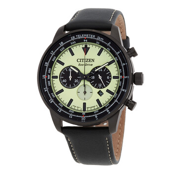 Đồng hồ Citizen Eco-Drive Chronograph mặt xanh CA4505-21X chính hãng