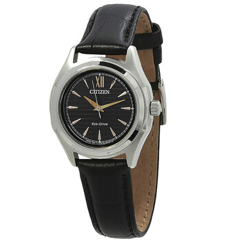 Đồng hồ Citizen Eco-Drive mặt đen nữ FE2110-14E chính hãng