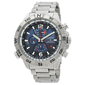 Đồng hồ Citizen Promaster Navihawk A-T mặt xanh nam AT8220-55L chính hãng