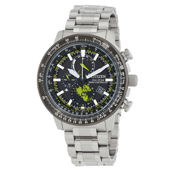 Đồng hồ Citizen Promaster World Time mặt đen BY3006-53E chính hãng