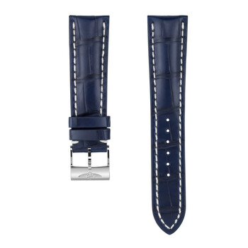 Dây da cá sấu xanh Breitling 24mm chính hãng