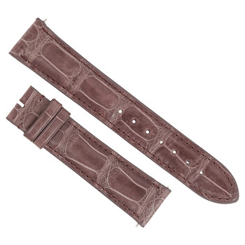 Dây da cá sấu Hadley Roma 20mm màu tím bóng chính hãng