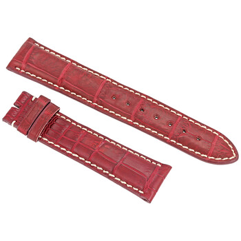 Dây da cá sấu Hadley Roma Wine Matte 21mm chính hãng