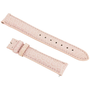 Dây da cá sấu hồng 16mm Hadley Roma chính hãng