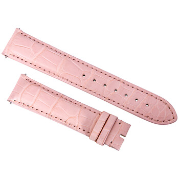 Dây da cá sấu hồng mờ 20 mm Hadley Roma chính hãng