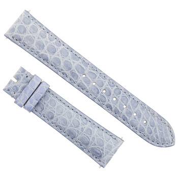 Dây da cá sấu matte xanh 18mm Hadley Roma chính hãng