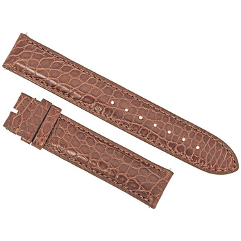 Dây da cá sấu nâu mờ 18mm Hadley Roma chính hãng