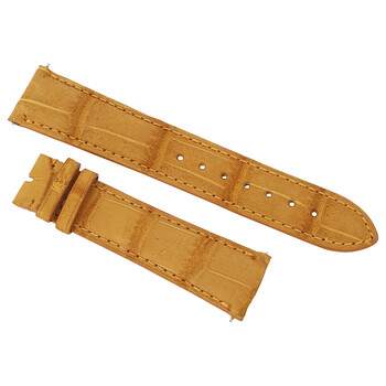Dây da cá sấu nubuck màu nâu 21mm Hadley Roma chính hãng
