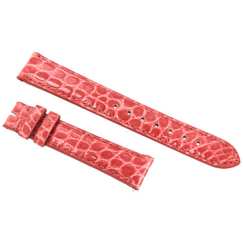 Dây da cá sấu màu san hô 16mm Hadley Roma chính hãng