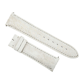 Dây da cá sấu trắng mờ 20mm Hadley Roma chính hãng