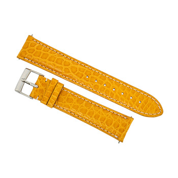 Dây da cá sấu vàng Hadley Roma 20mm chính hãng
