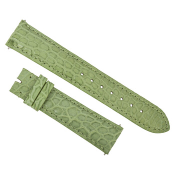 Dây da cá sấu màu xanh lá mờ 18mm Hadley Roma chính hãng
