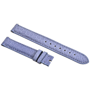 Dây da cá sấu xanh nhạt 14mm Hadley Roma chính hãng