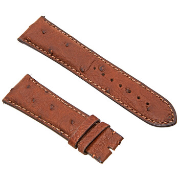 Dây da đà điểu nâu mờ 24mm Hadley Roma chính hãng