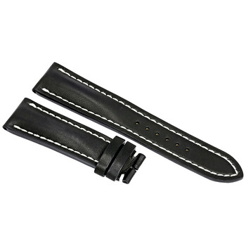 Dây da đen Breitling 24-20mm 441X chính hãng