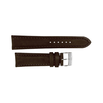 Dây da nâu Breitling 22-20mm khóa tang thép không gỉ chính hãng