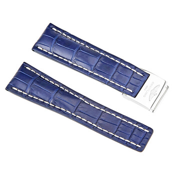 Dây da xanh Breitling 24mm 747P-A20D.1 chính hãng