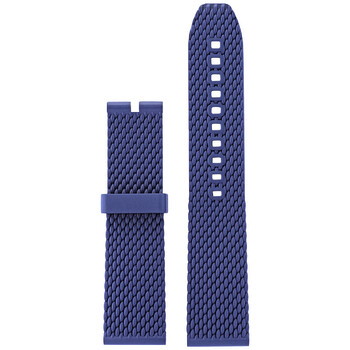 Dây đeo cao su lưới Breitling màu xanh 22mm chính hãng