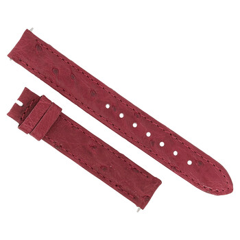 Dây đeo da đà điểu Hadley Roma hồng Bougainvillea 14mm chính hãng