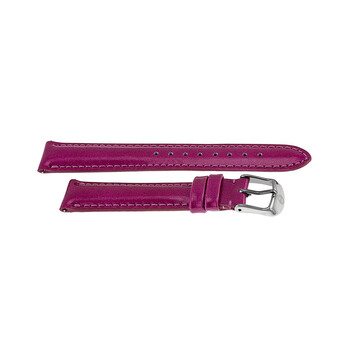 Dây đeo đồng hồ da bóng tím Michele 16AA050674 chính hãng